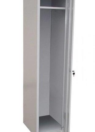Шкаф 1800х400х500 мм для одежды металлический однокамерный, од...