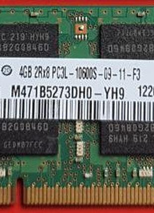 Оперативная память для ноутбука Samsung SO-DIMM DDR3 4GB 1333M...