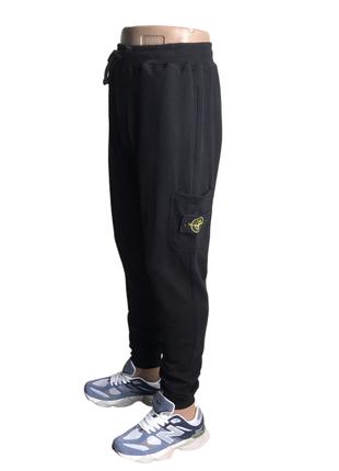Спортивные брюки STONE ISLAND / Мужские Стон Айленд / Черные.