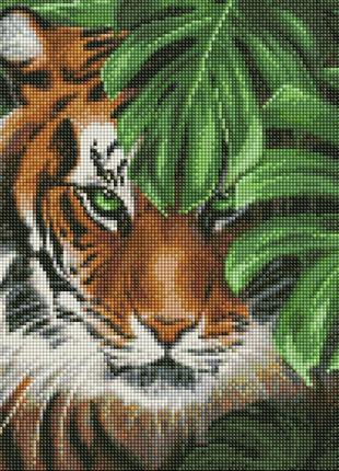 Алмазна мозаїка Амурський тигр 40х50 (Идейка) AMO7586