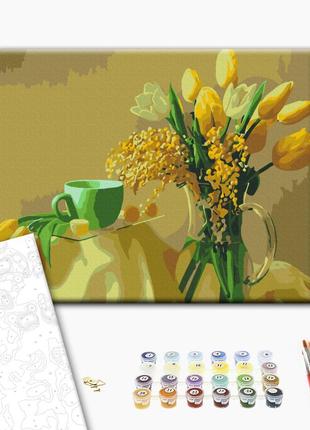 Картина за номерами "Жовті тюльпани", "BS9245", 40x50 см