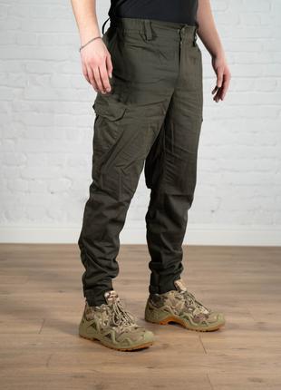 Боевые весенние штаны олива хб военные мужские боевые зсу брюк...