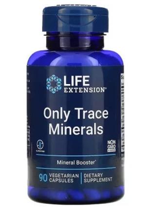 Минералы Life Extension Минералы, Only Trace Minerals, 90 веге...