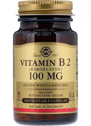 Витамин Solgar Витамин B2 (рибофлавин), Vitamin B2 (Riboflavin...
