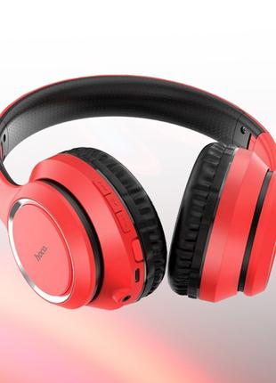 Беспроводные навушники Bluetooth Hoco W28 Journey Красные