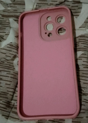 Новый чехол бампер для мобильного телефона.
Цвет розовый.