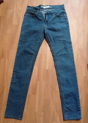 Женские джинсы  скинни синие на 46-48 размер.