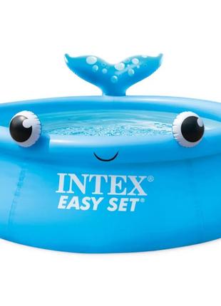 Круглый Бассейн для Детей Intex Easy Set Веселий Кит 183 х 51 см.