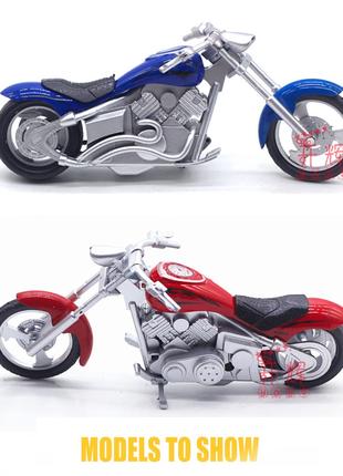 Модель мотоцикла Harley зі сплаву 1:18, іграшка зі сплаву (кол...