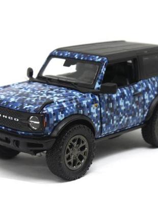 Машинка металева "Ford Bronco Camo Edition", синій