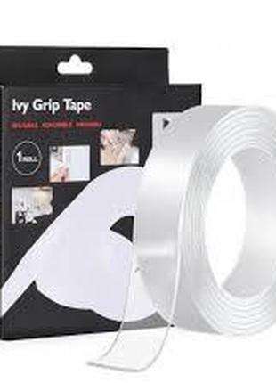 Многоразовая крепежная клейкая лента Ivy Grip Tape Двухсторонн...