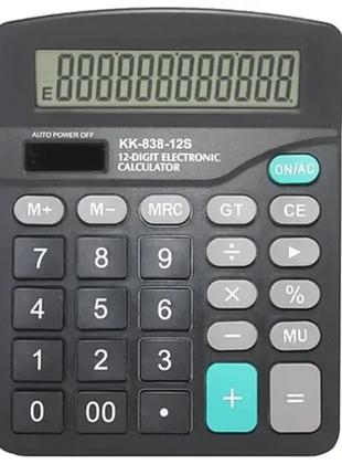 Калькулятор KK 838-12 12-разрядный | Бухалтерский калькулятор ...