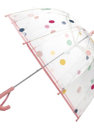 Детский зонт RST RST066 Pink механика трость прозрачный для де...