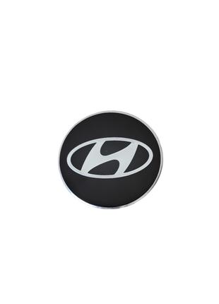 Наклейки на колпаки, наклейки на диски Hyundai Хендай 55 мм че...
