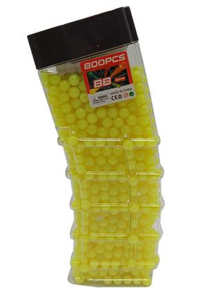 Пластикові кульки (пульки) для дитячої зброї TD2023132(Yellow)...