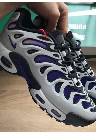 Мужские кроссовки Nike Air Max TN Plus Drift Grey Purple, серы...