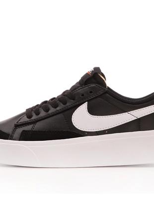 Женские кроссовки Nike Blazer Low Platform Black DJ0292-001 Wh...