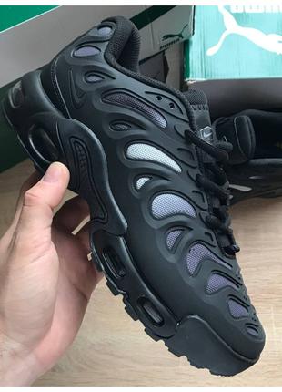 Мужские кроссовки Nike Air Max TN Plus Drift Black, черные кро...