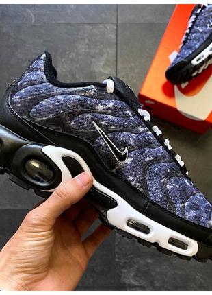 Мужские кроссовки Nike Air Max TN Plus Midnight Blue Black Whi...