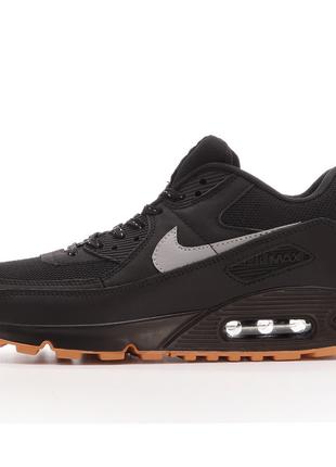 Мужские кроссовки Nike Air Max 90 Black White Gum FV0387-001, ...