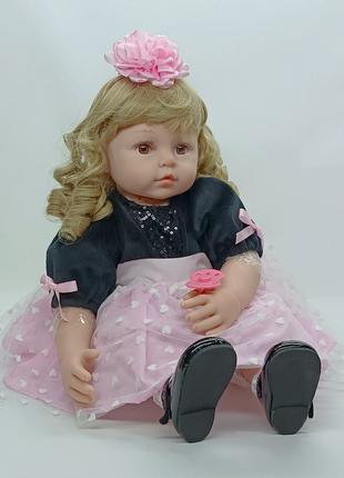 Кукла Реборн Yi Wu Jiayu "Baby doll" музыкальная 55 см AD8820-9
