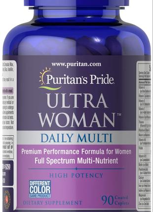 Витамины для женщин Puritan's Pride Ultra Woman™ Daily Multi T...