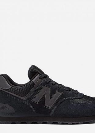 Мужские кроссовки New Balance 574 Classic GL Черный 44,5 (SPUM...