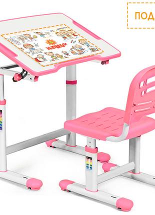 Evo-кids Комплект Evo-kids (стіл + стілець) Evo-07 Pink