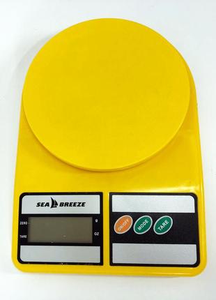 Компактные весы SeaBreeze SB-071, Кухонные весы для взвешивани...