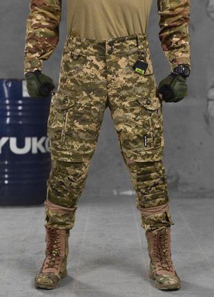 Штурмовые тактические штаны SATURN 7.62 tactical мультикам ВТ1080