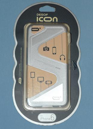 Чехол Icon для Iphone 6, 6s Zorro silver 0372