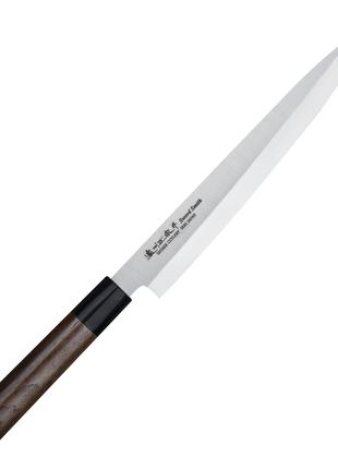 Кухонний ніж Янагіба 210 мм Satake Kenta Walnut (808-057)