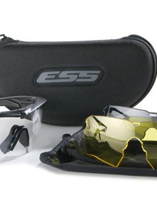 Очки защитные серии ESS Crossbow 3LS Kit Black