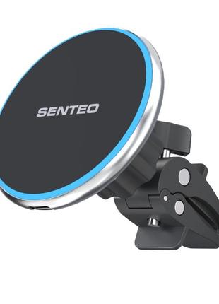 Автомобильный магнитный держатель зарядка для смартфона Senteo...