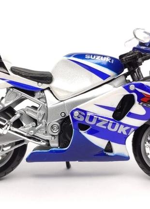 Модель мотоцикла Suzuki GSX-R 750 1:18 Bburago оригінальна ігр...