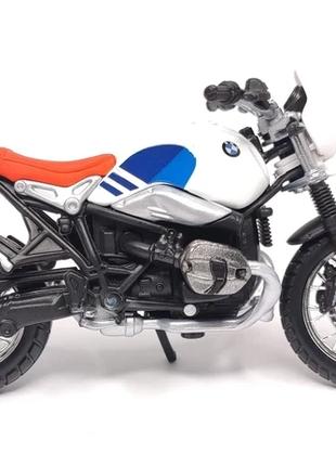 Модель мотоцикла BMW R nineT Urban GS 1:18 Bburago оригінальна...