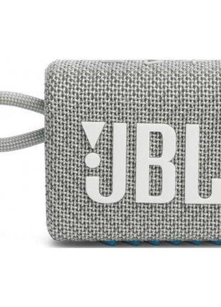 Портативна акустика JBL GO 3 Eco White (JBLGO3ECOWHT)