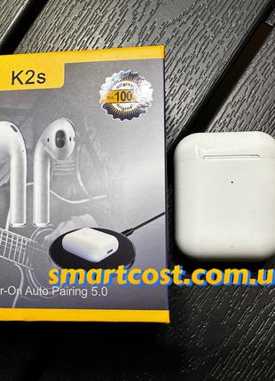 Безпровідні сенсорні Навушники Bluetooth AirPods (TWS) K2s