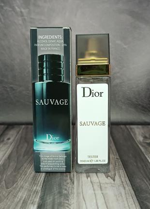 Парфюм мужской Christian Dior Sauvage (Кристиан Диор Саваж) 40...
