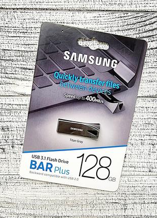 Флешка Samsung 128GB USB 3.1 Flash Drive Bar Plus (MUF-128BE4/...