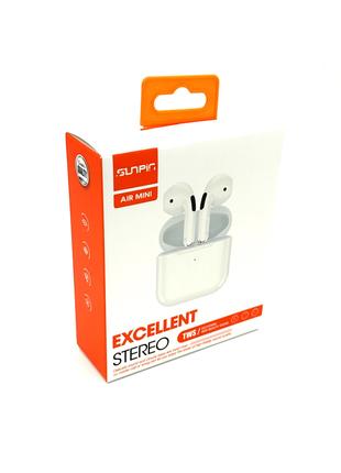 Беспроводные наушники Bluetooth SUNPIN AIR Mini Белые
