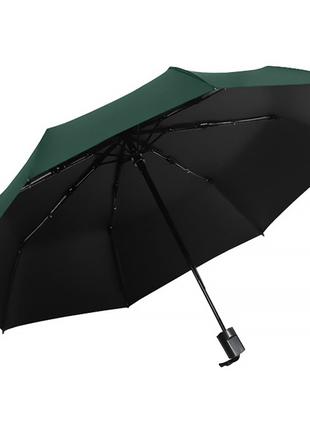 Мини-зонт UV Dark Green карманный от солнца дождя складной 24шт