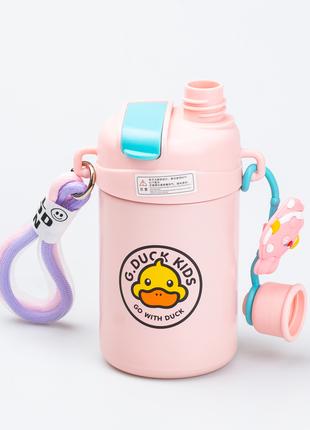 Термос детский с поильником с трубочкой G.Duck Cup Spray 460мл...