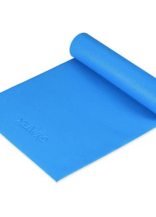 Коврик (мат) для фитнеса и йоги Gymtek 0,4 см синий