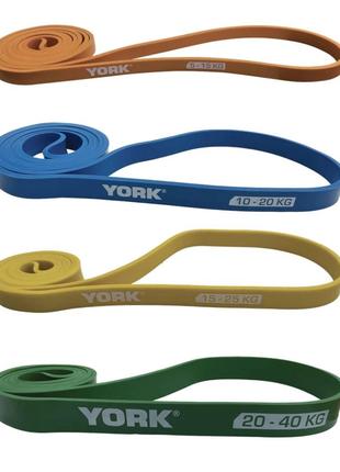 Набор резинок для фитнеса York Fitness 4 шт 5 - 40 кг