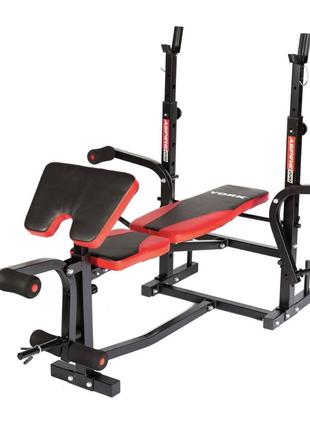 Скамья для жима York Fitness ASPIRE 220 с стойкой для штанги и...