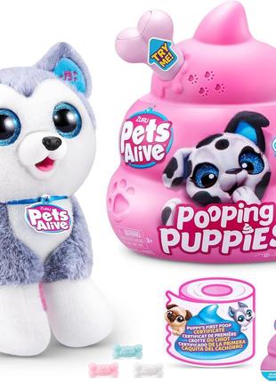 Интерактивная игрушка Хаски Pets Alive Pooping Puppies Husky
