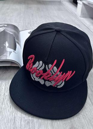 Кепка снепбек (Snapback) Brooklyn La Familia Черный 56-61р (9042)