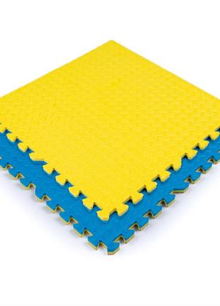 Напольное двустороннее покрытие YELLOW та BLUE 60*60cm*2cm (D)...