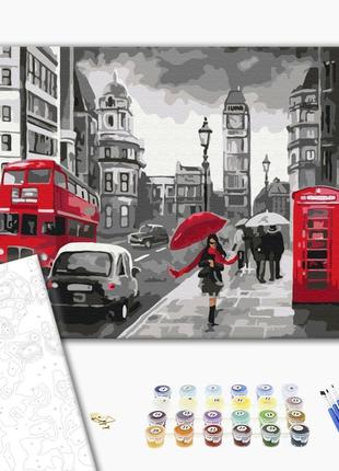 Картина по номерам "Дождливый Лондон", "BS34828", 40x50 см